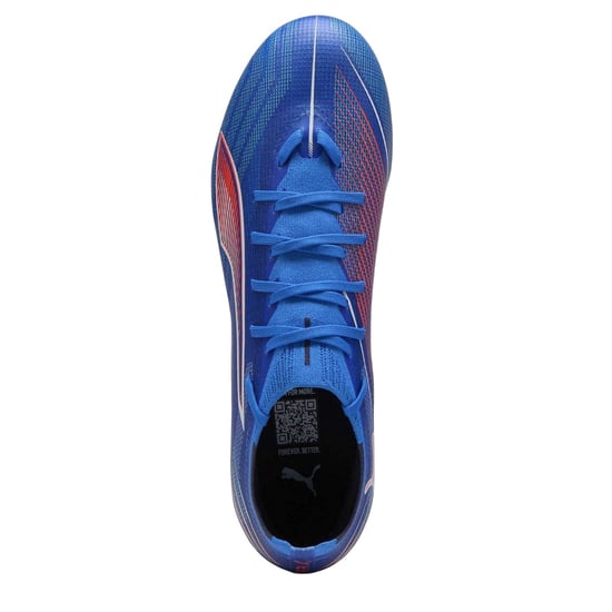 Puma - "Ultra 6 Match" Fußballschuhe mit festem Boden für Herren (Blau/Weiß) - Image 3