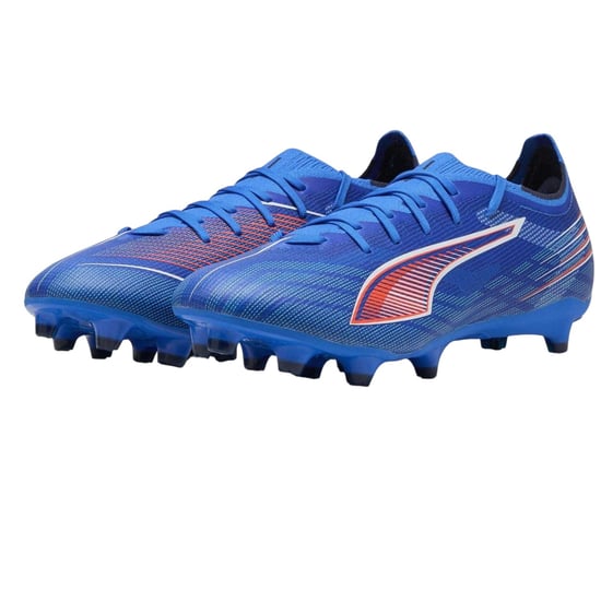 Puma - "Ultra 6 Match" Fußballschuhe mit festem Boden für Herren (Blau/Weiß) - Image 4