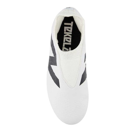New Balance - "Tekela V4+ Magique" Fußballschuhe mit festem Boden für Kinder (Weiß/Schwarz) - Image 3