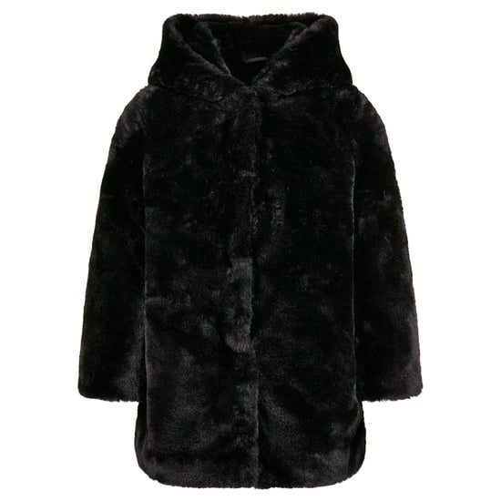 Urban Classics - Mantel mit Kapuze für Mädchen (Schwarz) - Image 1