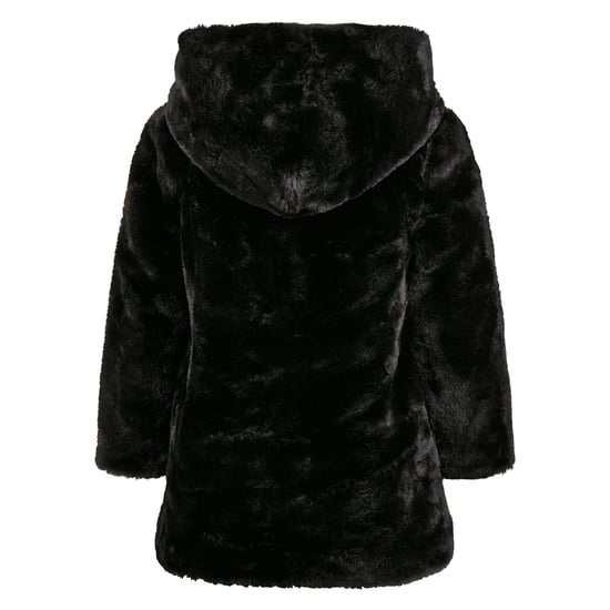 Urban Classics - Mantel mit Kapuze für Mädchen (Schwarz) - Image 2