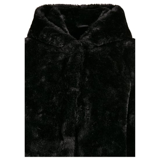 Urban Classics - Mantel mit Kapuze für Mädchen (Schwarz) - Image 4