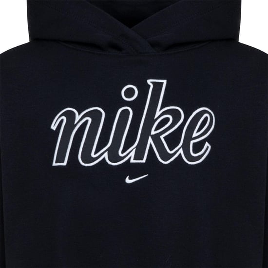 Nike - "Sportswear Club" Kapuzenpullover für Mädchen, Fleece, Kastig (Schwarz) - Image 3