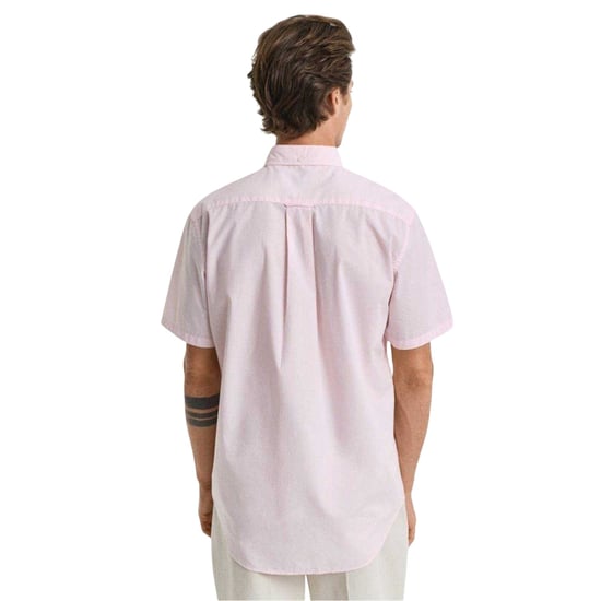 Gant - Hemd für Herren, Popelin, Klassisch, kurzärmlig (Hellrosa) - Image 3