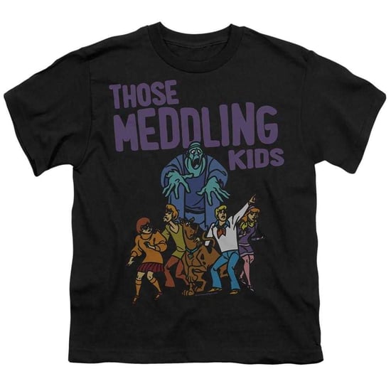 Scooby Doo - "Death Meddle" T-Shirt für Kinder (Schwarz) - Image 1