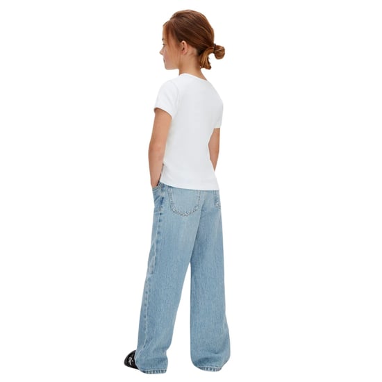 Calvin Klein - Kurzes Top für Mädchen (Weiß) - Image 3