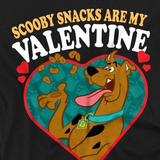 Scooby Doo - "Scooby Snacks Are My Valentine" T-Shirt für Kinder (Schwarz) - Image 3