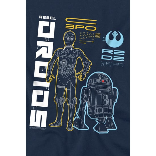 Star Wars - "Rebel Droids" T-Shirt für Kinder (Marineblau) - Image 3