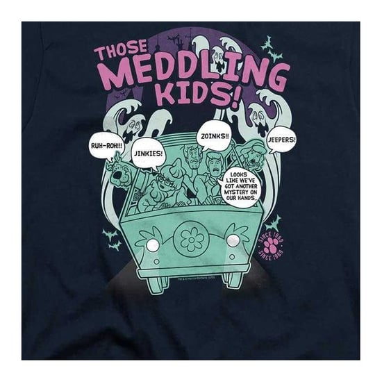 Scooby Doo - "Meddling Since 1969" T-Shirt für Kinder (Marine) - Image 3