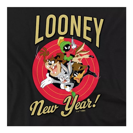 Looney Tunes - "Looney New Year" T-Shirt für Kinder, Baumwolle (Schwarz) - Image 3