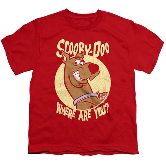 Scooby Doo - "Where Are You?" T-Shirt für Kinder (Rot) - Image 1