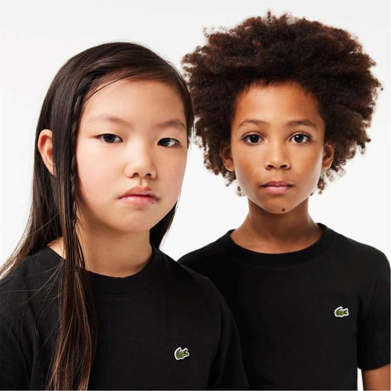 Lacoste - "Basic" T-Shirt für Kinder, Regulär (Schwarz) - Image 2
