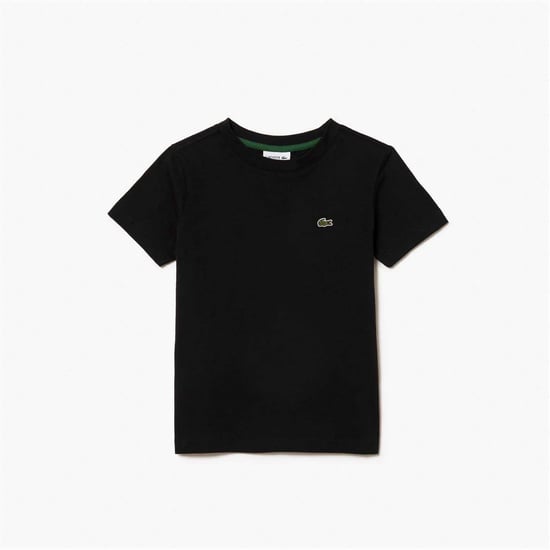 Lacoste - "Basic" T-Shirt für Kinder, Regulär (Schwarz) - Image 5