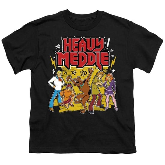 Scooby Doo - "Heavy Meddle" T-Shirt für Kinder (Schwarz) - Image 1