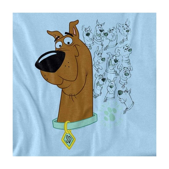 Scooby Doo - "Evolution Of" T-Shirt für Herren/Damen Unisex (Hellblau) - Image 3