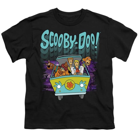 Scooby Doo - "Frightened" T-Shirt für Kinder (Schwarz) - Image 1