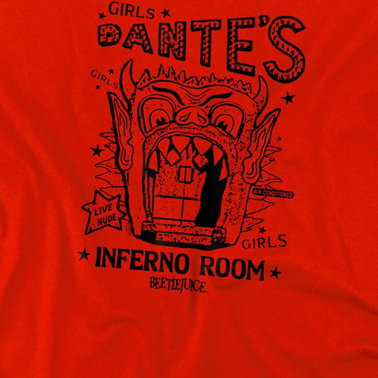 Beetlejuice - "Dantes Inferno Room" T-Shirt für Kinder (Rot) - Image 3