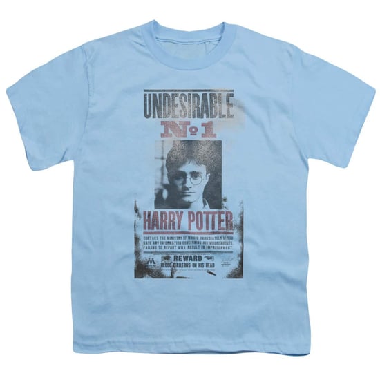 Harry Potter - "Undesirable No. 1" T-Shirt für Kinder, Ringgesponnene Baumwolle (Hellblau) - Image 1