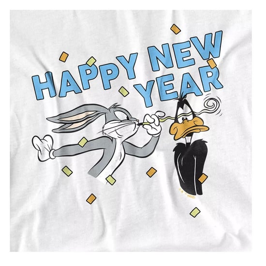 Looney Tunes - "Happy New Year Doc" T-Shirt für Kinder (Weiß) - Image 3
