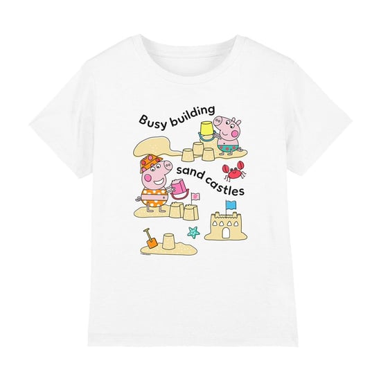 Peppa Pig - T-Shirt für Kinder, Ringgesponnene Baumwolle (Weiß) - Image 1