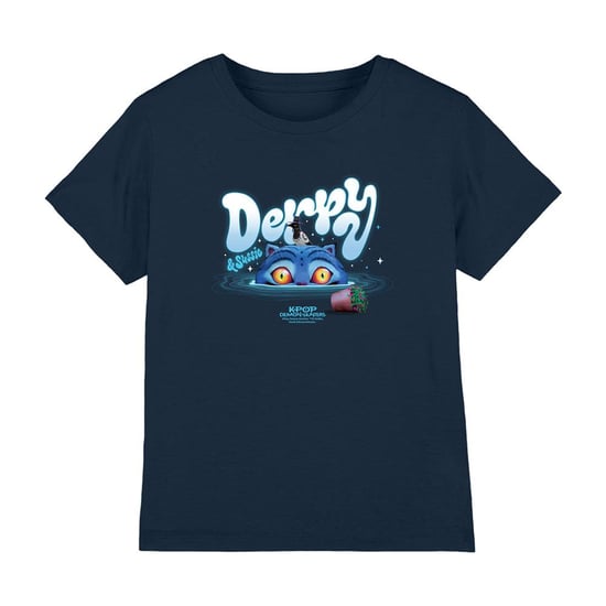 K-Pop Demon Hunters - "Sinking Plant Pot" T-Shirt für Kinder (Marine) - Image 1
