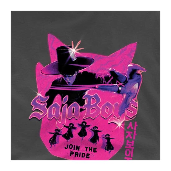 K-Pop Demon Hunters - "Saja Boys" T-Shirt für Kinder (Holzkohle) - Image 3