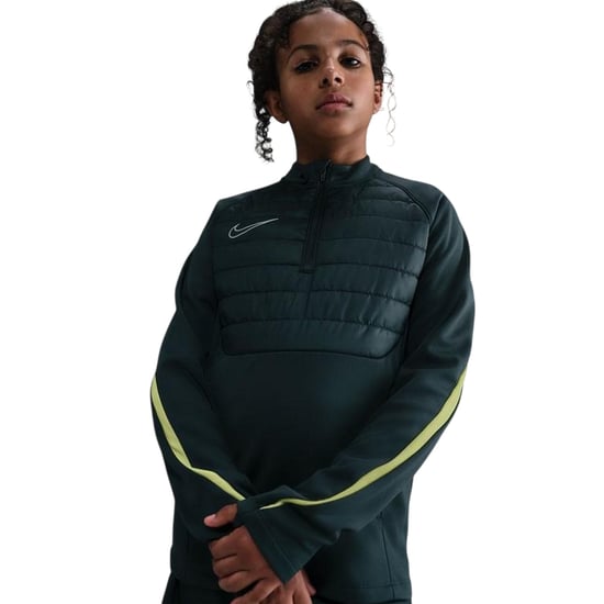 Nike - Drill-Top für Kinder, Raglan langärmelig (Algen/Limone) - Image 2