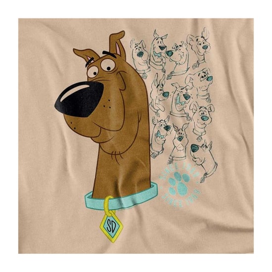 Scooby Doo - "Evolution Of" T-Shirt für Herren/Damen Unisex (Sand) - Image 3
