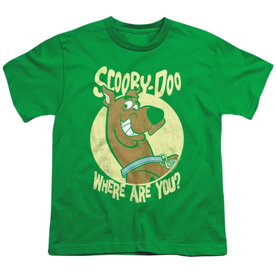 Scooby Doo - "Where Are You?" T-Shirt für Kinder (Leuchtendes Gelbgrün) - Image 1