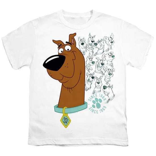 Scooby Doo - "Evolution Of" T-Shirt für Kinder (Weiß) - Image 1