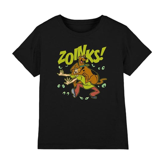 Scooby Doo - "Zoinks" T-Shirt für Kinder (Schwarz) - Image 1