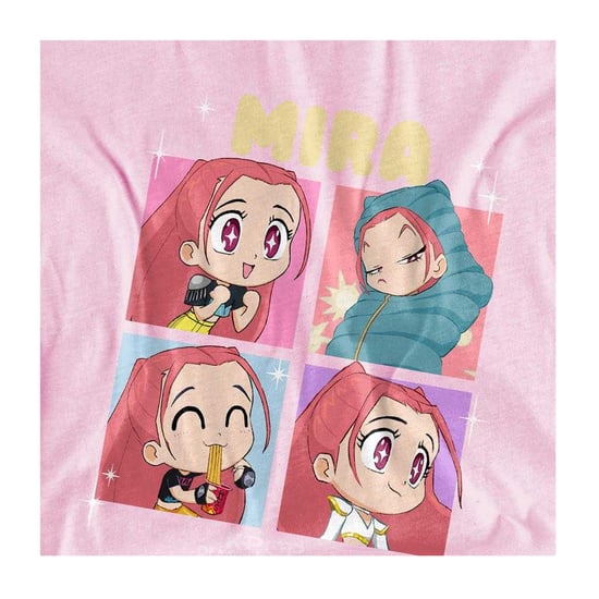 K-Pop Demon Hunters - "Huntrix" T-Shirt für Kinder (Hellrosa) - Image 4