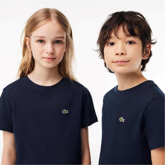 Lacoste - "Basic" T-Shirt für Kinder, Regulär (Marine) - Image 2