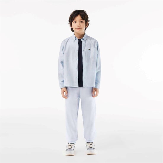 Lacoste - "Basic" T-Shirt für Kinder, Regulär (Marine) - Image 4