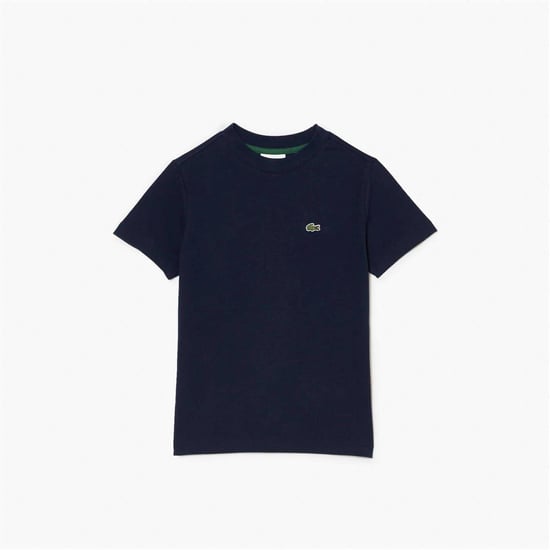 Lacoste - "Basic" T-Shirt für Kinder, Regulär (Marine) - Image 5