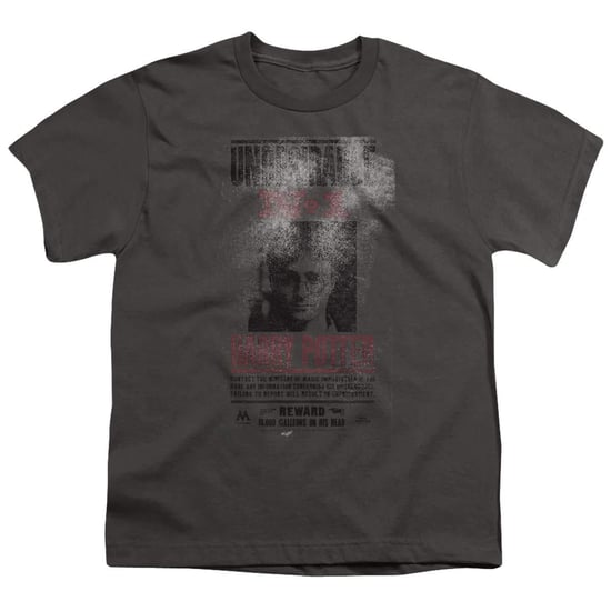 Harry Potter - "Undesirable No. 1" T-Shirt für Kinder, Ringgesponnene Baumwolle (Holzkohle) - Image 1