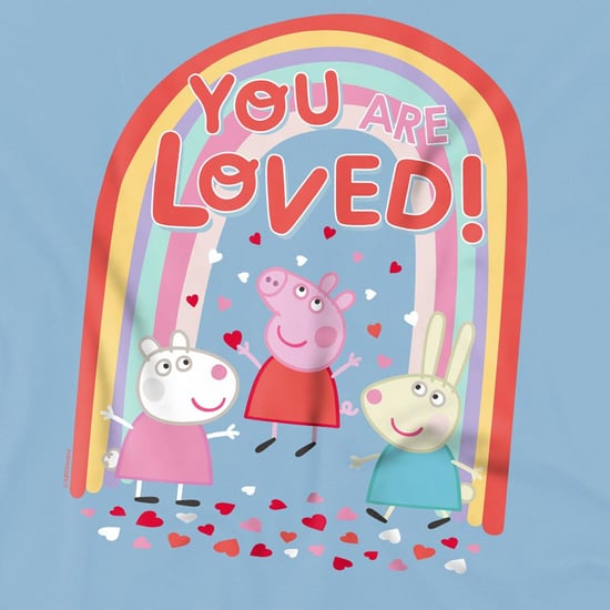 Peppa Pig - "Friends You Are Loved" T-Shirt für Kinder, Ringgesponnene Baumwolle (Hellblau) - Image 3