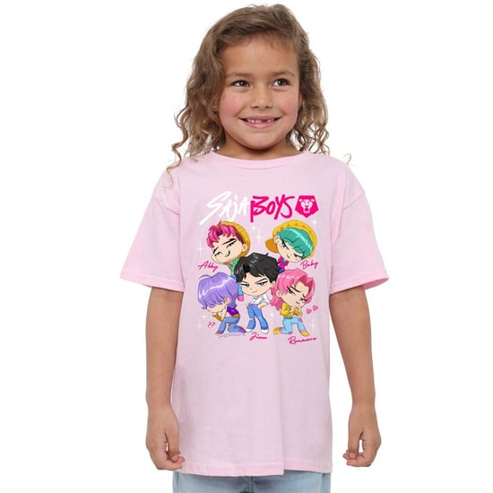 K-Pop Demon Hunters - T-Shirt für Kinder (Hellrosa) - Image 4