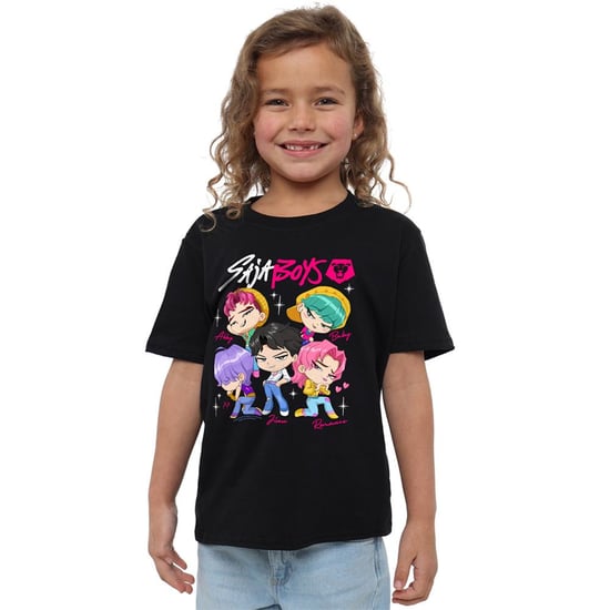 K-Pop Demon Hunters - T-Shirt für Kinder (Schwarz) - Image 4
