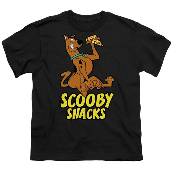 Scooby Doo - "Scooby Snacks Pizza!" T-Shirt für Kinder (Schwarz) - Image 1