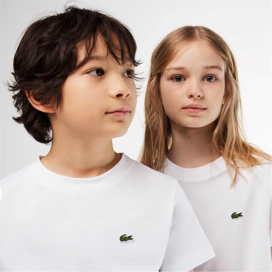 Lacoste - "Basic" T-Shirt für Kinder, Regulär (Weiß) - Image 2