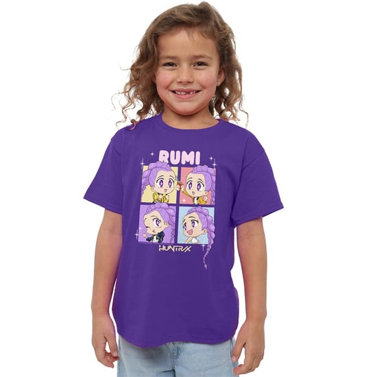 K-Pop Demon Hunters - "Huntrix" T-Shirt für Kinder (Violett) - Image 4