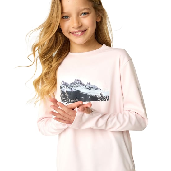 Regatta - "Alvarado" T-Shirt für Kinder, Winter, Langärmlig (Rosa Nebel) - Image 5
