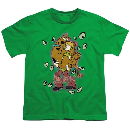 Scooby Doo - "Being Watched" T-Shirt für Kinder (Leuchtendes Gelbgrün) - Image 1