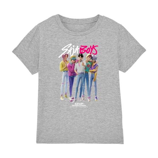 K-Pop Demon Hunters - T-Shirt für Kinder (Grau meliert) - Image 1