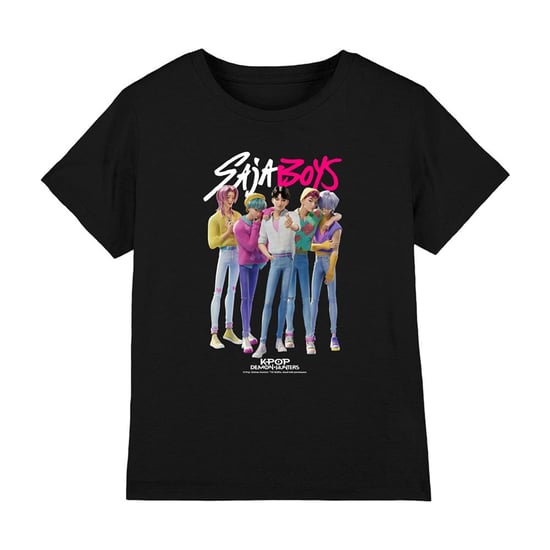 K-Pop Demon Hunters - T-Shirt für Kinder (Schwarz) - Image 1