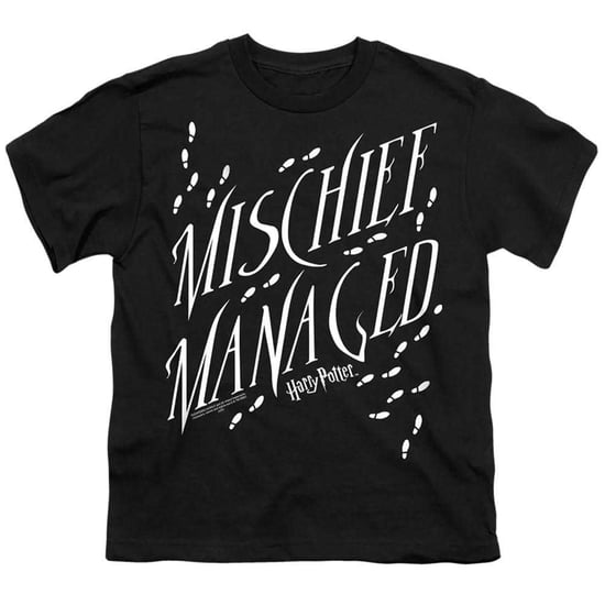 Harry Potter - "Mischief Managed" T-Shirt für Kinder (Schwarz) - Image 1