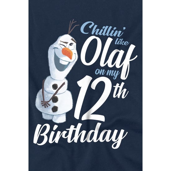 Frozen - "Chillin Like Olaf" T-Shirt für Kinder - 12er Geburstag (Marineblau) - Image 3