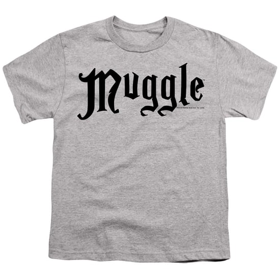 Harry Potter - "Muggle" T-Shirt für Kinder, Ringgesponnene Baumwolle (Sportliches Heather) - Image 2
