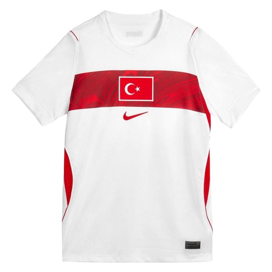 Nike - "Turkey 2026" Fußballtrikot für Kinder (Weiß/Rot) - Image 2